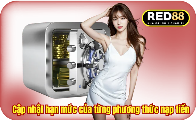 Cập nhật hạn mức của từng phương thức nạp tiền 