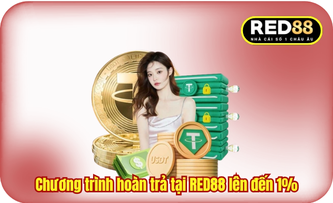 Chương trình hoàn trả tại RED88 lên đến 1%